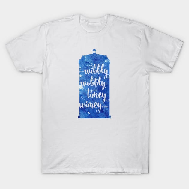 WIBBLY WOBBLY TIMEY WIMEY T-Shirt by designedbygeeks